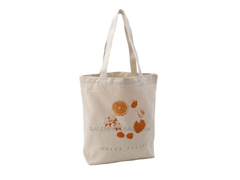 Natural Color Plain Cotton Canvas Tote Bag (1)